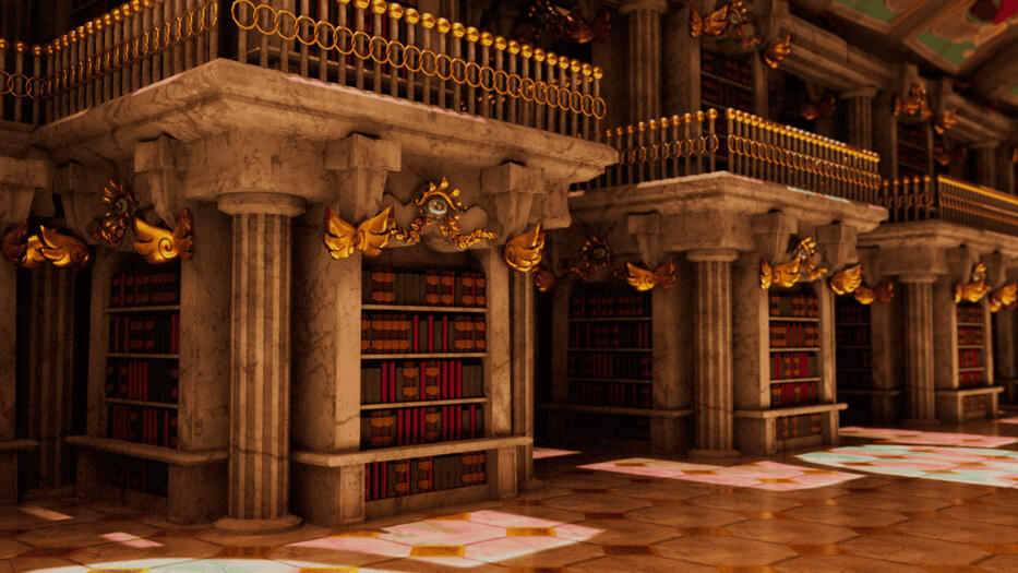 Library's Hall - Close Up 01